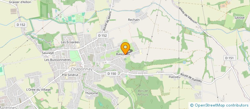 localisation de l'entreprise CONSTIBAT à CHAPONNAY
