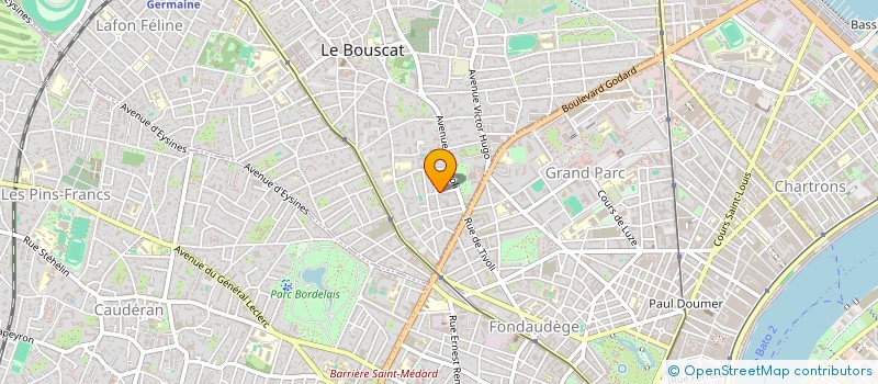 localisation de l'entreprise CONSTINE  LE BOUSCAT