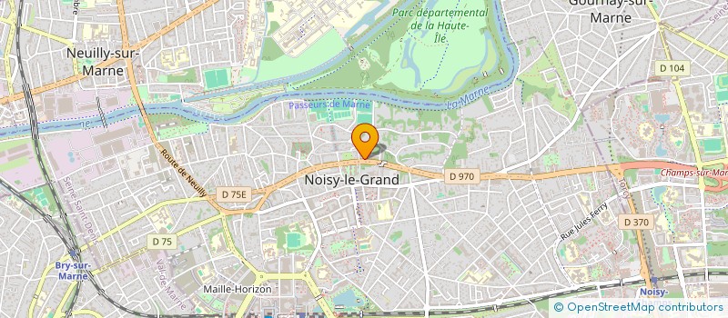 localisation de l'entreprise CONSTR AMENAGEMENT RENOV AGENCEMENTS à NOISY-LE-GRAND