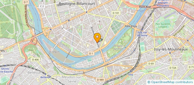 localisation de l'entreprise CONSTR ELECTRON FORMA INSTR PR à BOULOGNE-BILLANCOURT