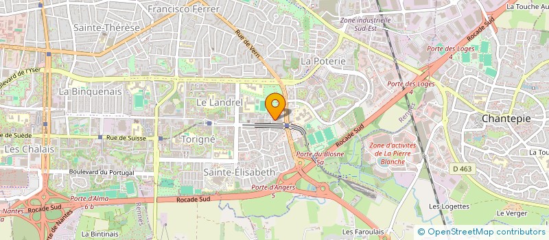 localisation de l'entreprise CONSTR FAMIL HAUTES OURMES  RENNES