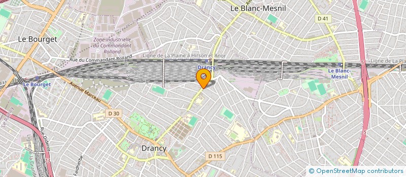 localisation de l'entreprise CONSTR-LUX à DRANCY