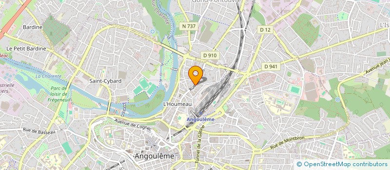 localisation de l'entreprise CONSTR PAVILLONS MAISONS INDIV à ANGOULEME