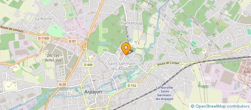 localisation de l'entreprise CONSTR SERRURERIE PORTAIL à SAINT-GERMAIN-LES-ARPAJON