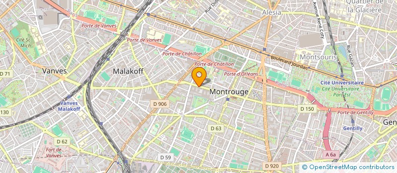 localisation de l'entreprise CONSTRABAT à MONTROUGE