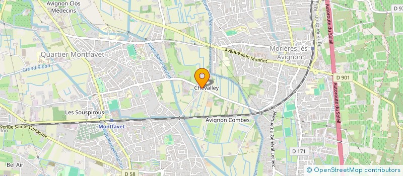 localisation de l'entreprise CONSTRU'CONCEPT  AVIGNON