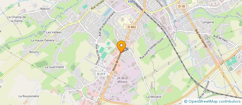 localisation de l'entreprise CONSTRUBOIS JAMAULT à FLERS