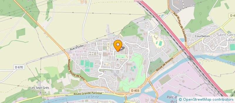 localisation de l'entreprise CONSTRUC GENERALE COUVERTURE INDUSTRIEL  MONTEREAU-FAULT-YONNE