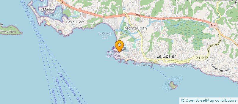 localisation de l'entreprise CONSTRUC HOTELIERE LA BATTERIE à LE GOSIER