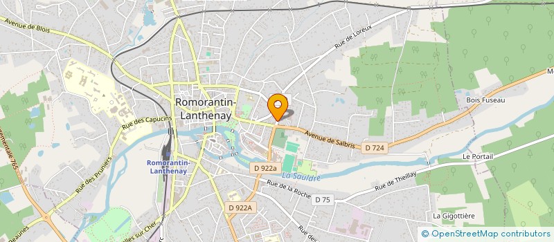 localisation de l'entreprise CONSTRUC INDIVID TRADITION ELLE INDUST  ROMORANTIN-LANTHENAY