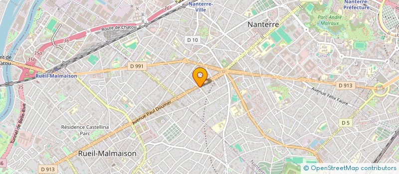 localisation de l'entreprise CONSTRUC INDUSTR LITTORAL ENERGI CONTROL à NANTERRE