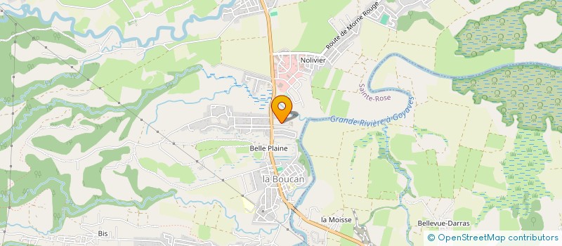 localisation de l'entreprise CONSTRUC RENOVATION L HABITAT SCE BTP  SAINTE-ROSE