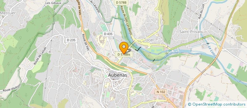 localisation de l'entreprise CONSTRUC REPARATION AMENAGEMENT BATIMENT à AUBENAS