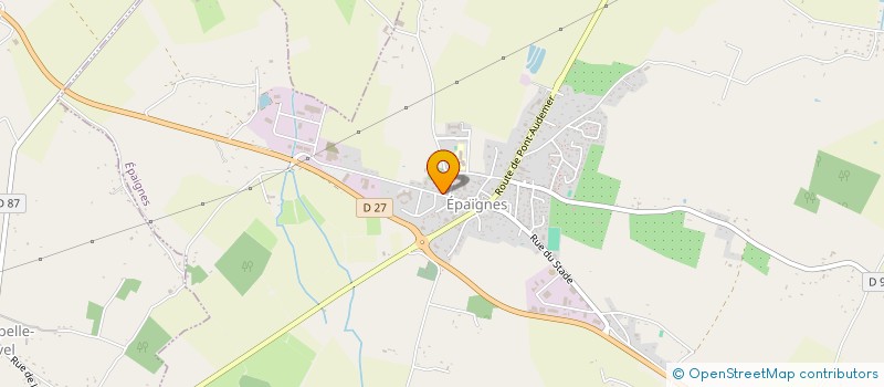 localisation de l'entreprise CONSTRUC RESTAURATION TRADITION MORIN  EPAIGNES