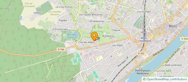localisation de l'entreprise CONSTRUC SOLS SPORTIFS MACONNERIE GEN à BLOIS