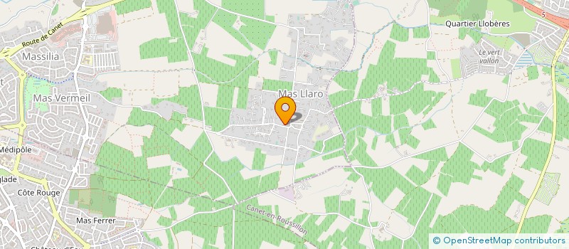 localisation de l'entreprise CONSTRUCCIONES TEX FR  PERPIGNAN