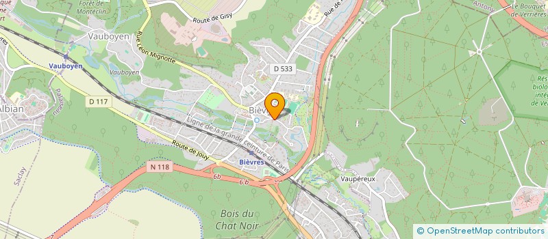 localisation de l'entreprise CONSTRUCT ACHAT VENTE IMMOBILIER à BIEVRES
