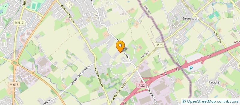 localisation de l'entreprise CONSTRUCT'ELLE  HALLUIN