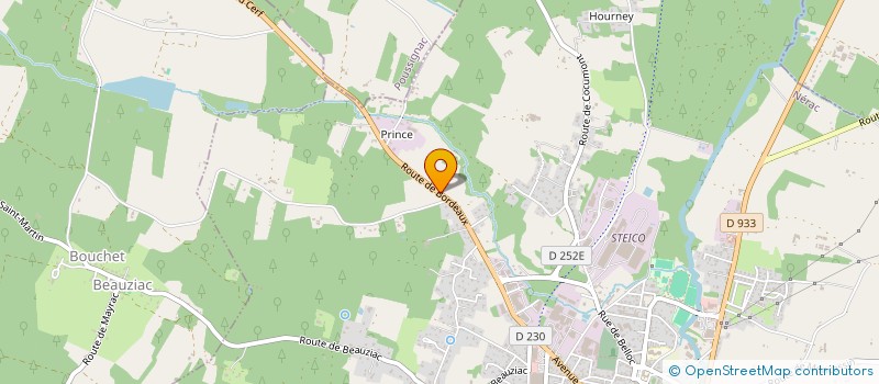 localisation de l'entreprise CONSTRUCT HABITAT  CASTELJALOUX