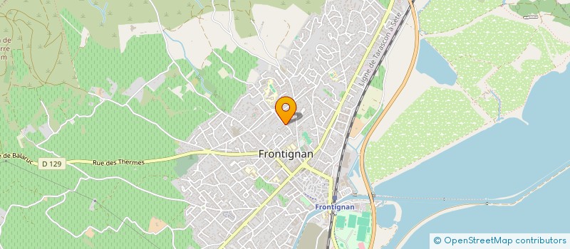 localisation de l'entreprise CONSTRUCT HABITAT à FRONTIGNAN