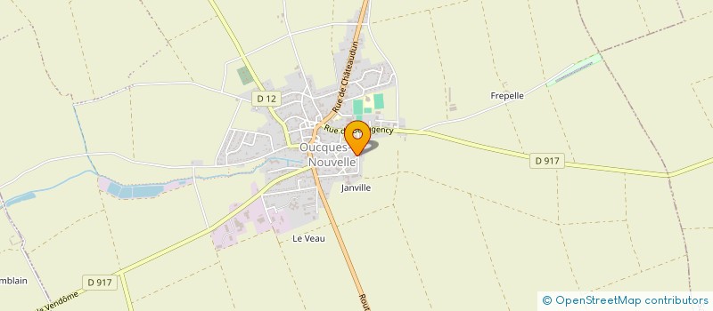 localisation de l'entreprise CONSTRUCT INTERNAT MAISONS INDIVIDUELLES  OUCQUES LA NOUVELLE