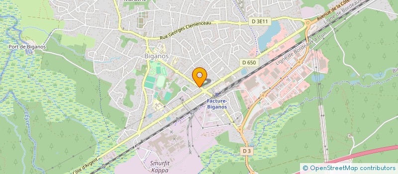 localisation de l'entreprise CONSTRUCT MECANIQUES GENERALES FACTURE  BIGANOS