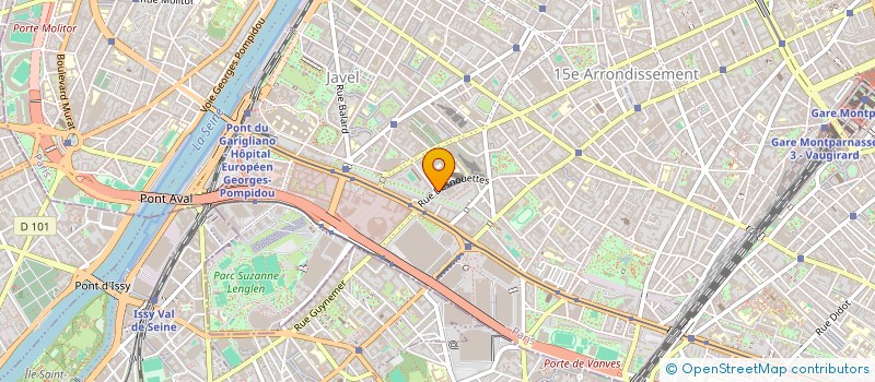 localisation de l'entreprise CONSTRUCT  METALLIQUES SERRURERIE MOLINA  PARIS