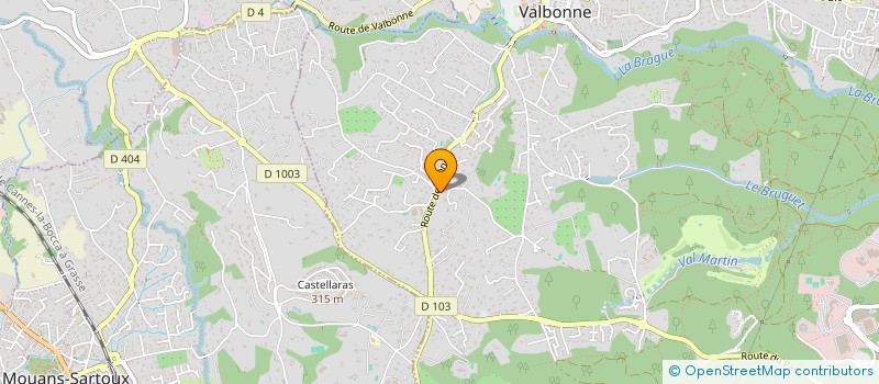 localisation de l'entreprise CONSTRUCTEUR DE DEMAIN à VALBONNE