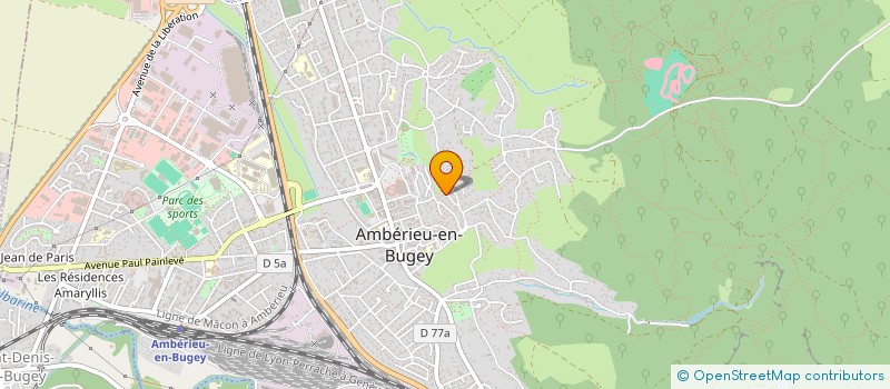 localisation de l'entreprise CONSTRUCTEUR DURABLE  AMBERIEU-EN-BUGEY