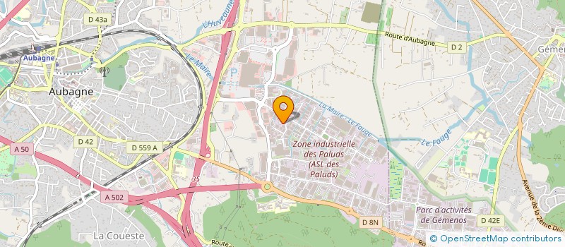 localisation de l'entreprise CONSTRUCTEURS DE PROVENCE  AUBAGNE