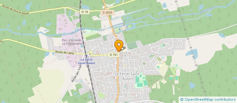 localisation de l'entreprise CONSTRUCTEURS SOLOGNOTS REUNIS à LA FERTE-SAINT-AUBIN