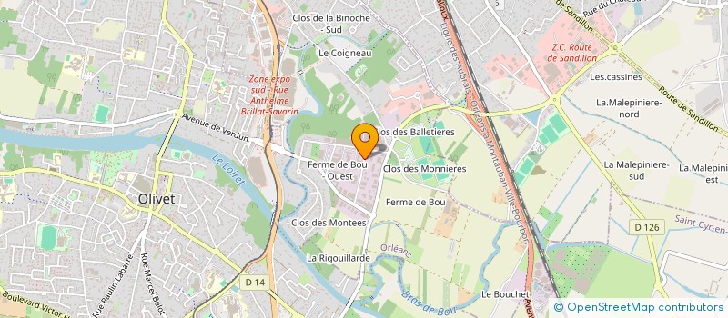 localisation de l'entreprise CONSTRUCTIF à SAINT-JEAN-LE-BLANC