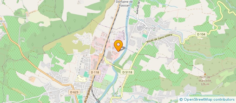 localisation de l'entreprise CONSTRUCTIK  LIMOUX