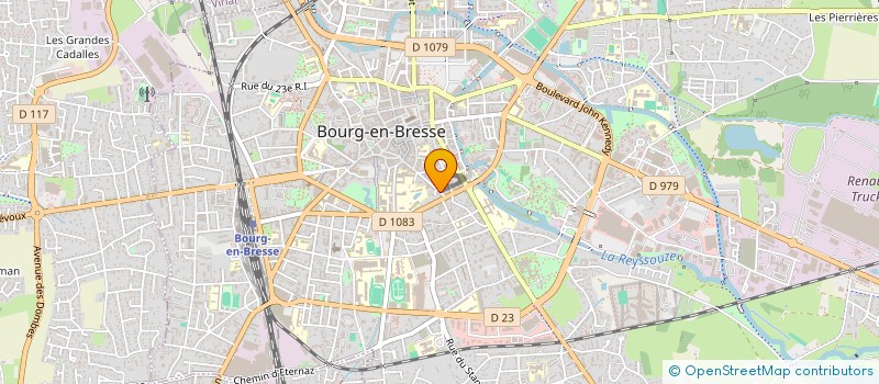 localisation de l'entreprise CONSTRUCTION 21  BOURG-EN-BRESSE