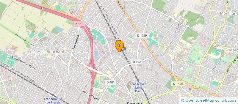 localisation de l'entreprise CONSTRUCTION - AMENAGEMENT - RENOVATION à SAINT-PRIX