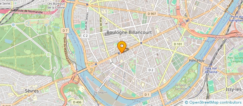 localisation de l'entreprise CONSTRUCTION ASSURANCES CONSEILS  BOULOGNE-BILLANCOURT