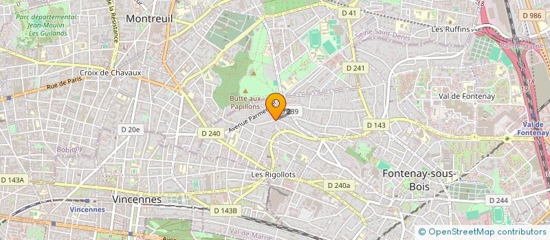 localisation de l'entreprise CONSTRUCTION BATIMENT ETUDE & CONCEPTION à FONTENAY-SOUS-BOIS