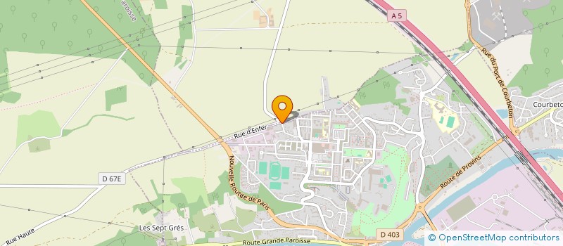 localisation de l'entreprise CONSTRUCTION BATIMENT GROS OEUVRE  MONTEREAU-FAULT-YONNE