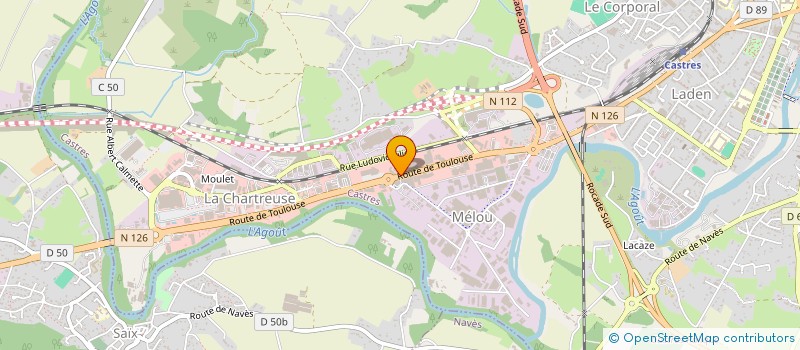 localisation de l'entreprise CONSTRUCTION BATIMENT IMMOBILIER  CASTRES