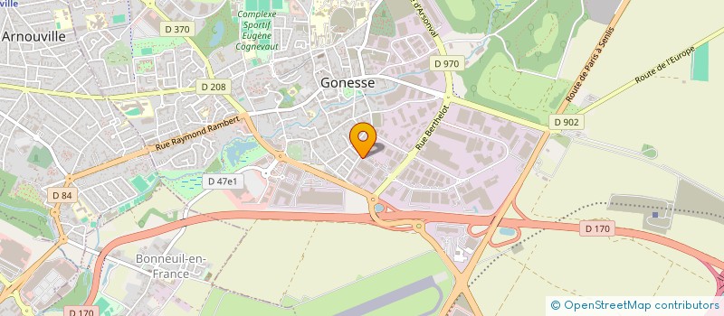 localisation de l'entreprise CONSTRUCTION  BATIMENT INDUSTRIEL à GONESSE