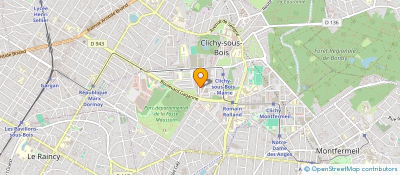 localisation de l'entreprise CONSTRUCTION BATIMENT LORIENTAIS à CLICHY-SOUS-BOIS