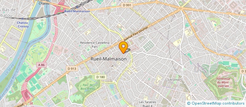 localisation de l'entreprise CONSTRUCTION BATIMENT RENOVATION à RUEIL-MALMAISON