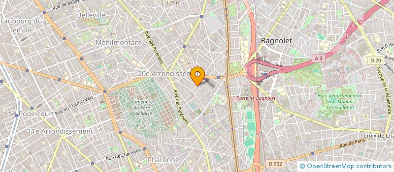 localisation de l'entreprise CONSTRUCTION BATIMENT RENOVATION  PARIS