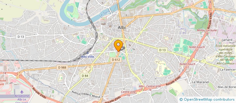 localisation de l'entreprise CONSTRUCTION BATIMENT TARN  ALBI