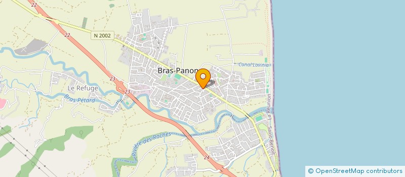 localisation de l'entreprise CONSTRUCTION BATIMENTS RENOVATION  BRAS-PANON