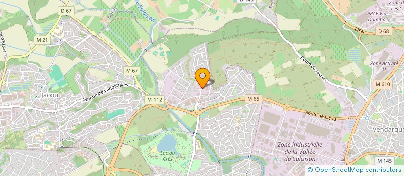localisation de l'entreprise CONSTRUCTION BATISTA  LE CRES