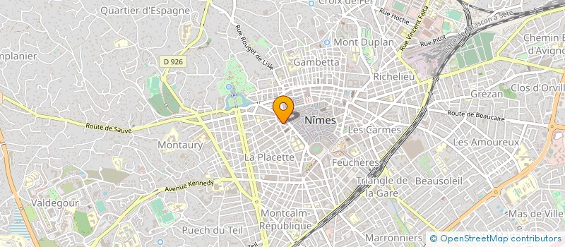 localisation de l'entreprise CONSTRUCTION BEAUSOLEIL à NIMES