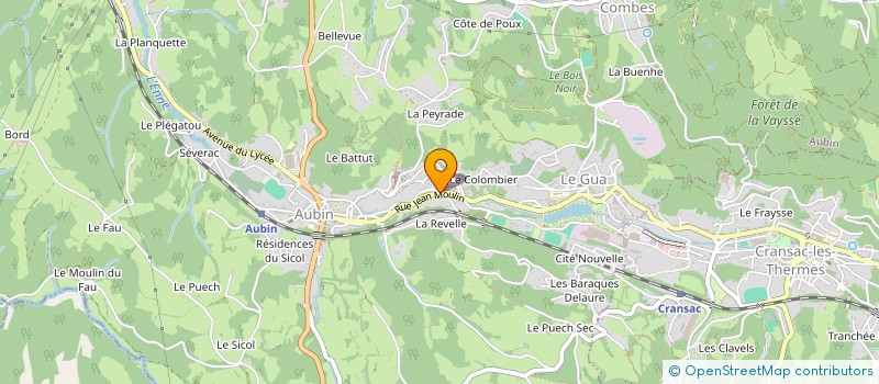 localisation de l'entreprise CONSTRUCTION BM  VIVIEZ