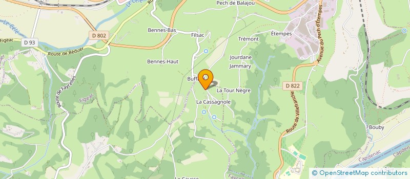 localisation de l'entreprise CONSTRUCTION BOIS IMMOBILIER à FIGEAC