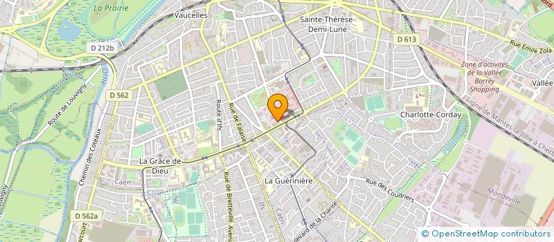 localisation de l'entreprise CONSTRUCTION BORZ à CAEN